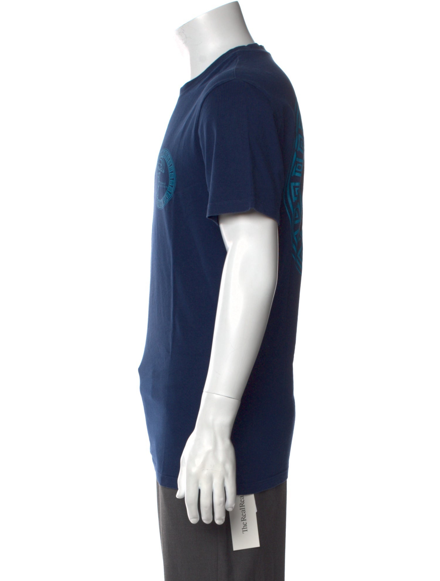 Versace Collection Graphic Print Crew Neck T-Shirt