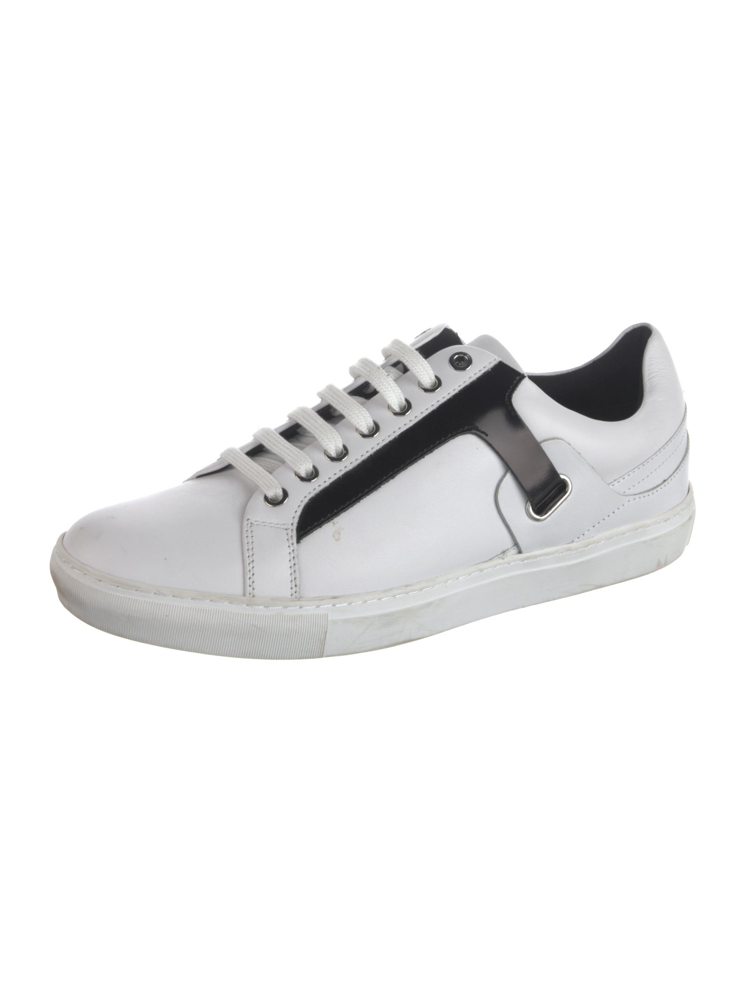 Versace Collection Leather Sneakers