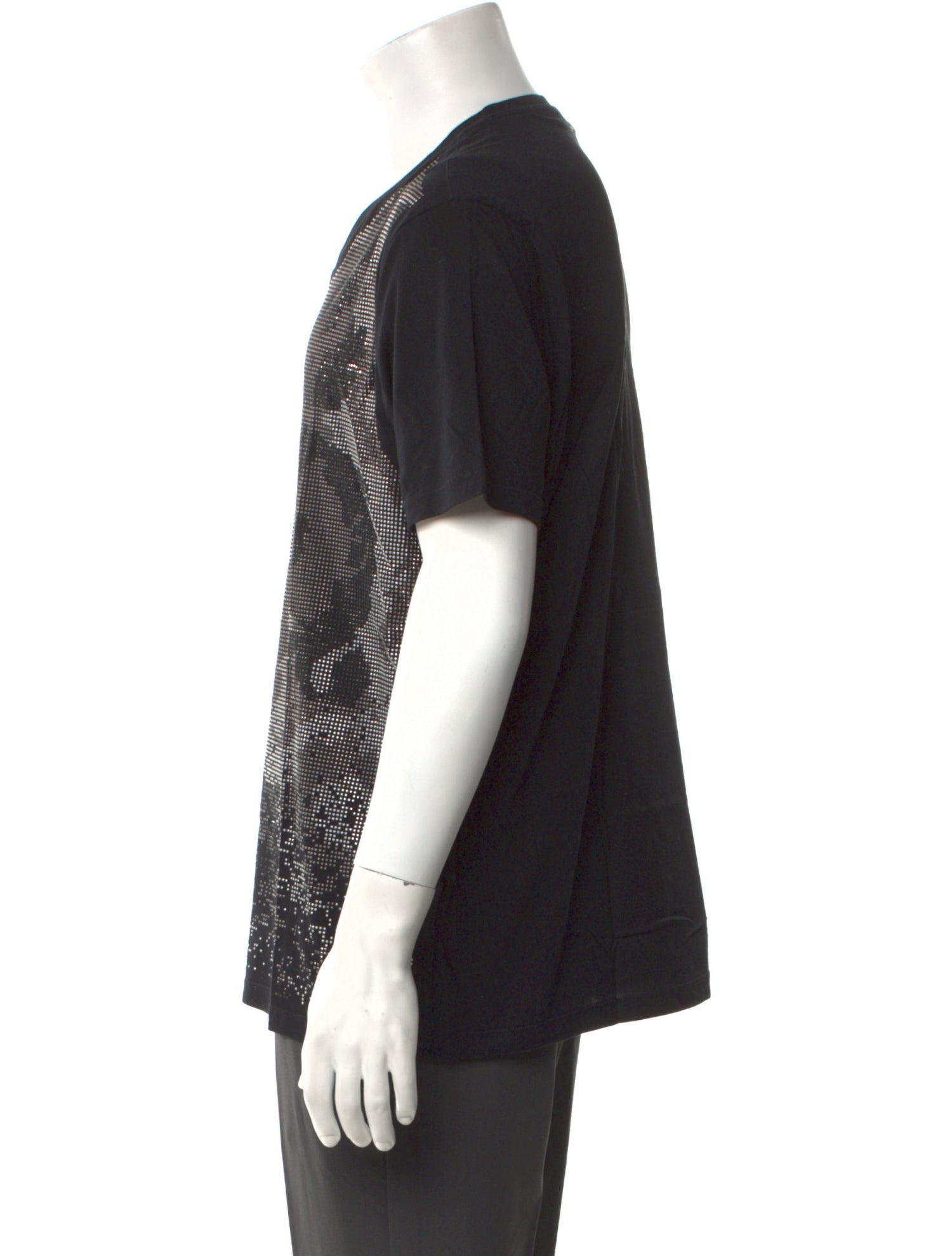 Versace Collection Printed V-Neck T-Shirt