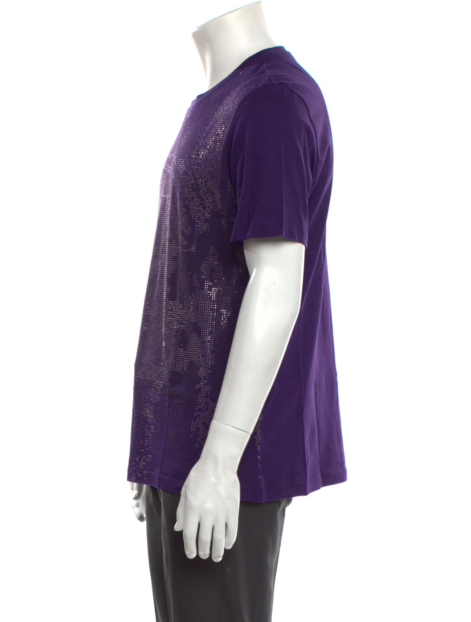 Versace Collection Printed Crew Neck T-Shirt