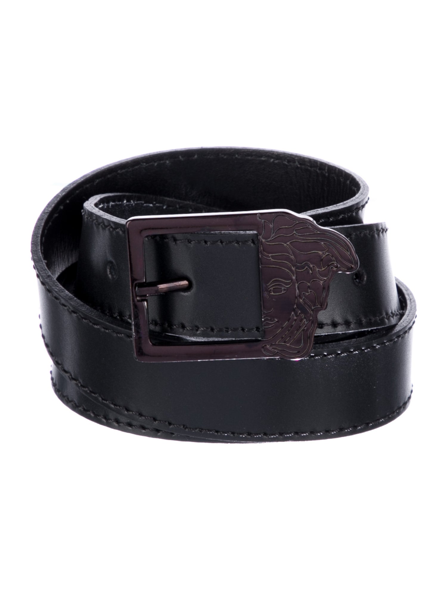 Ann Demeulemeester Leather Studded Belt - Black Belts