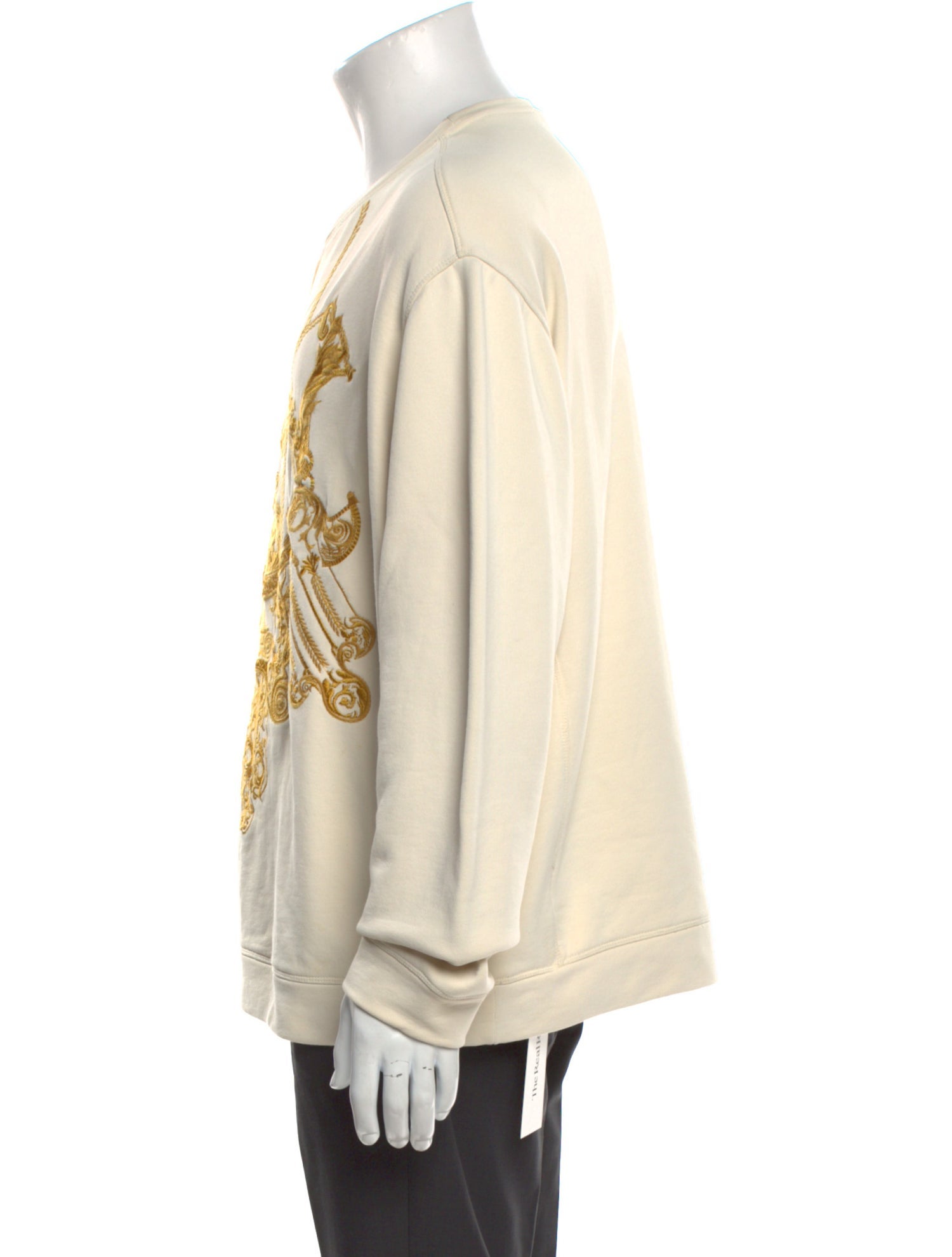 Versace Collection Medusa Insignia Scoop Neck Sweatshirt