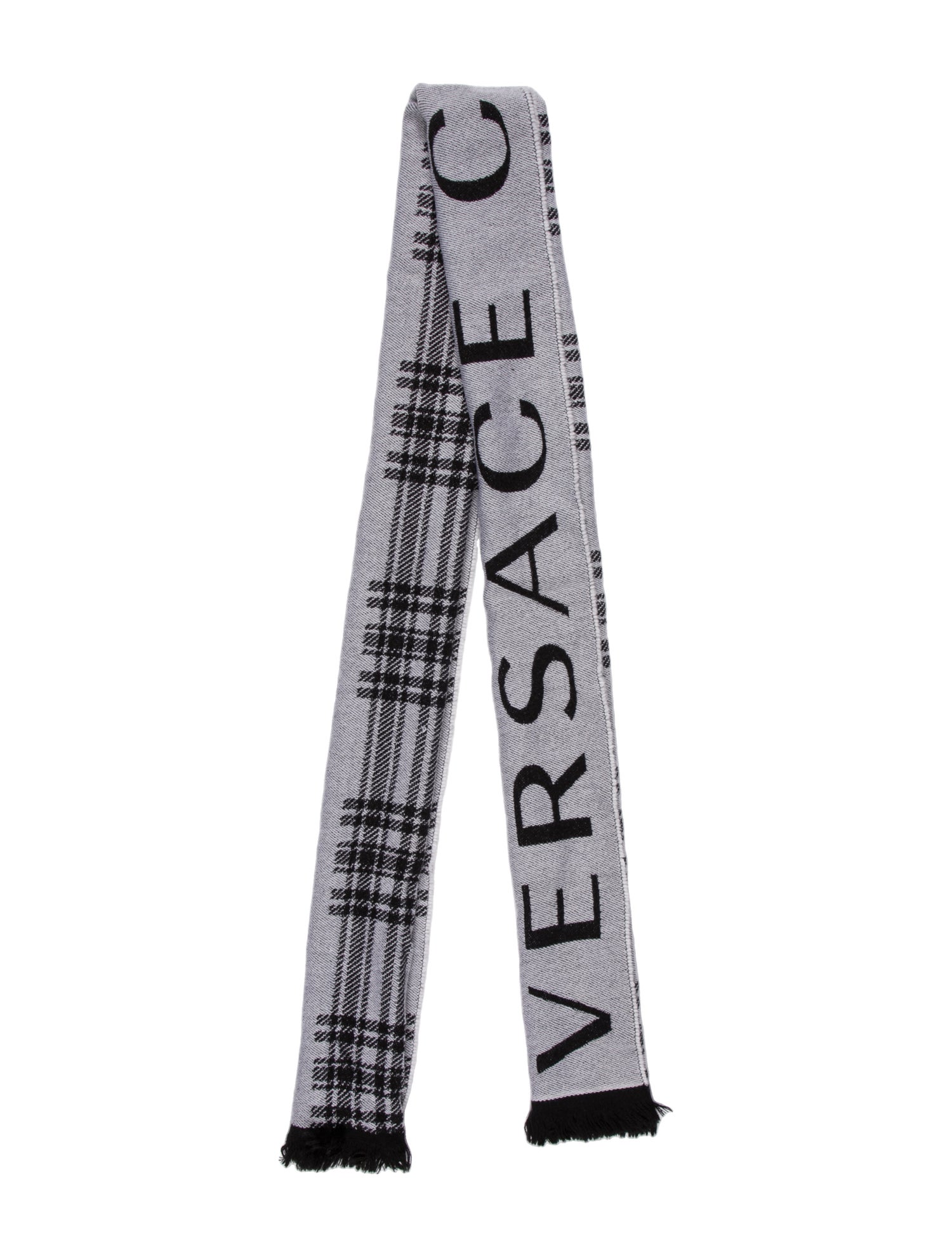 Versace Collection Cashmere Printed Scarf