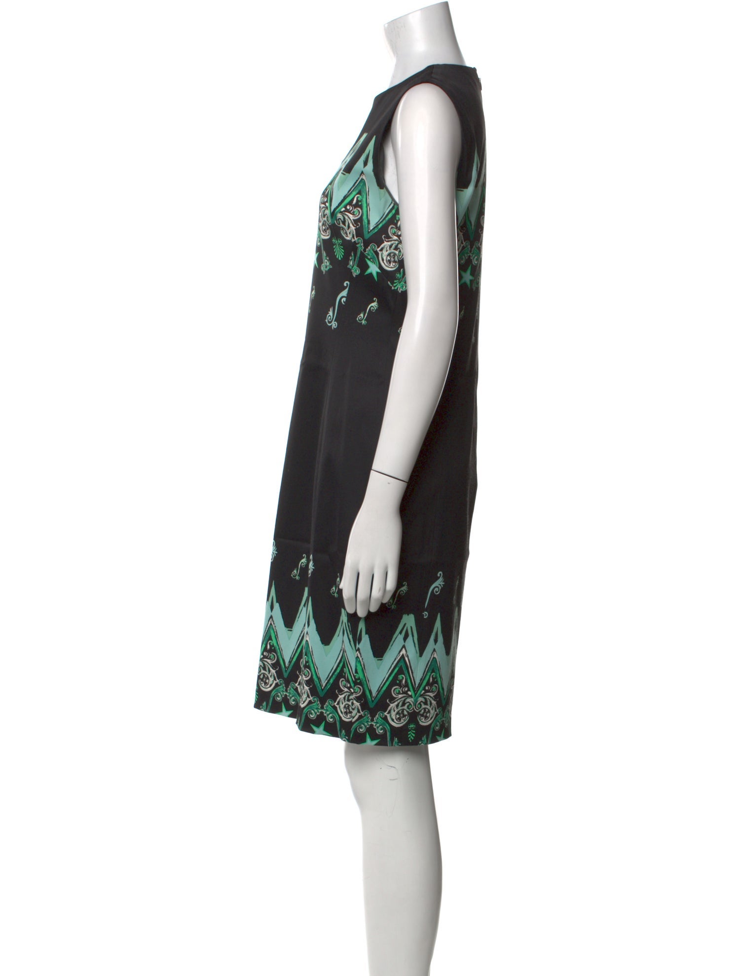 Versace Collection Printed Mini Dress