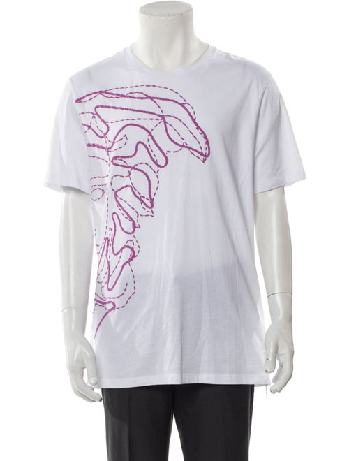 Versace Collection Graphic Print Crew Neck T-Shirt