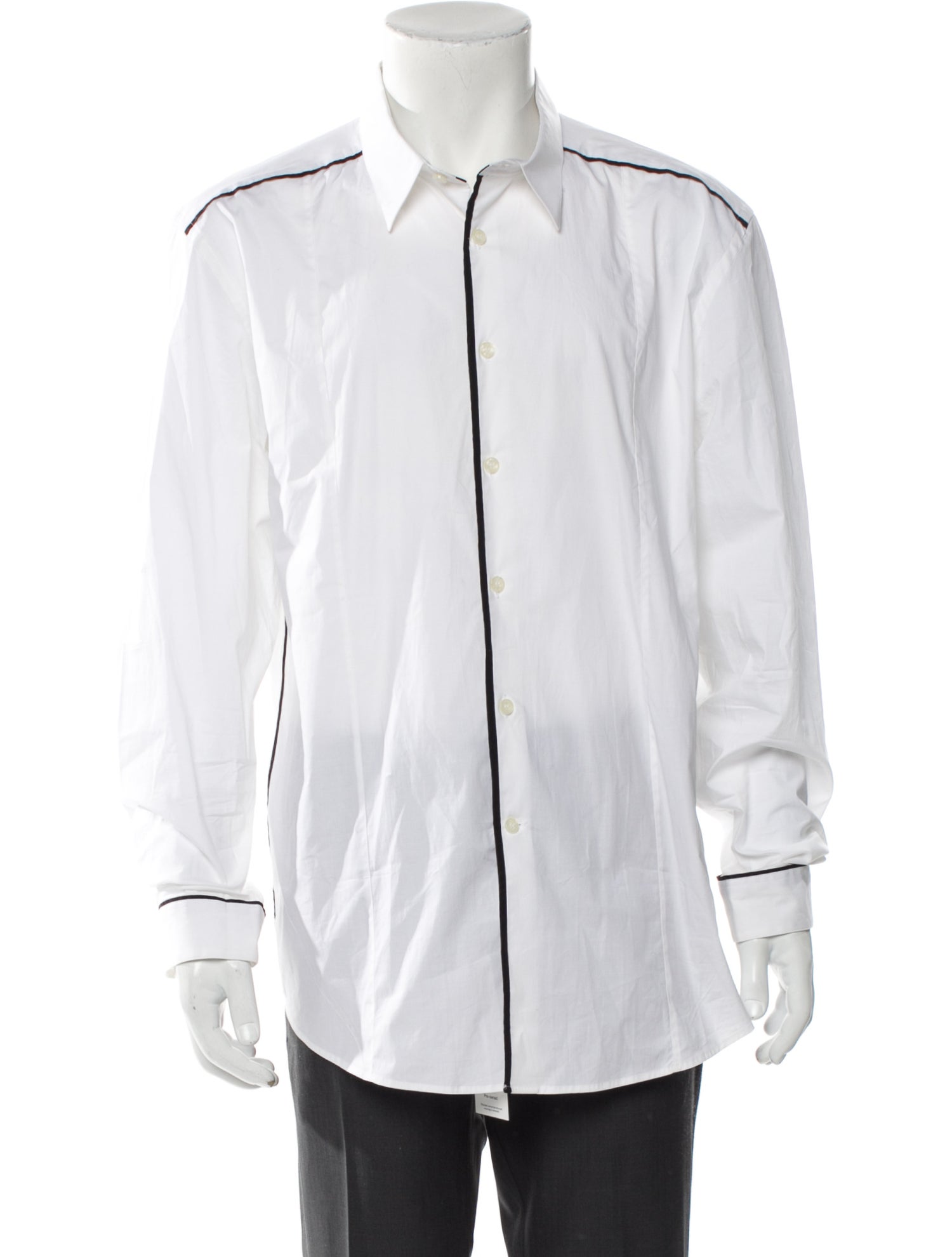 Versace Collection Medusa Insignia Long Sleeve Shirt