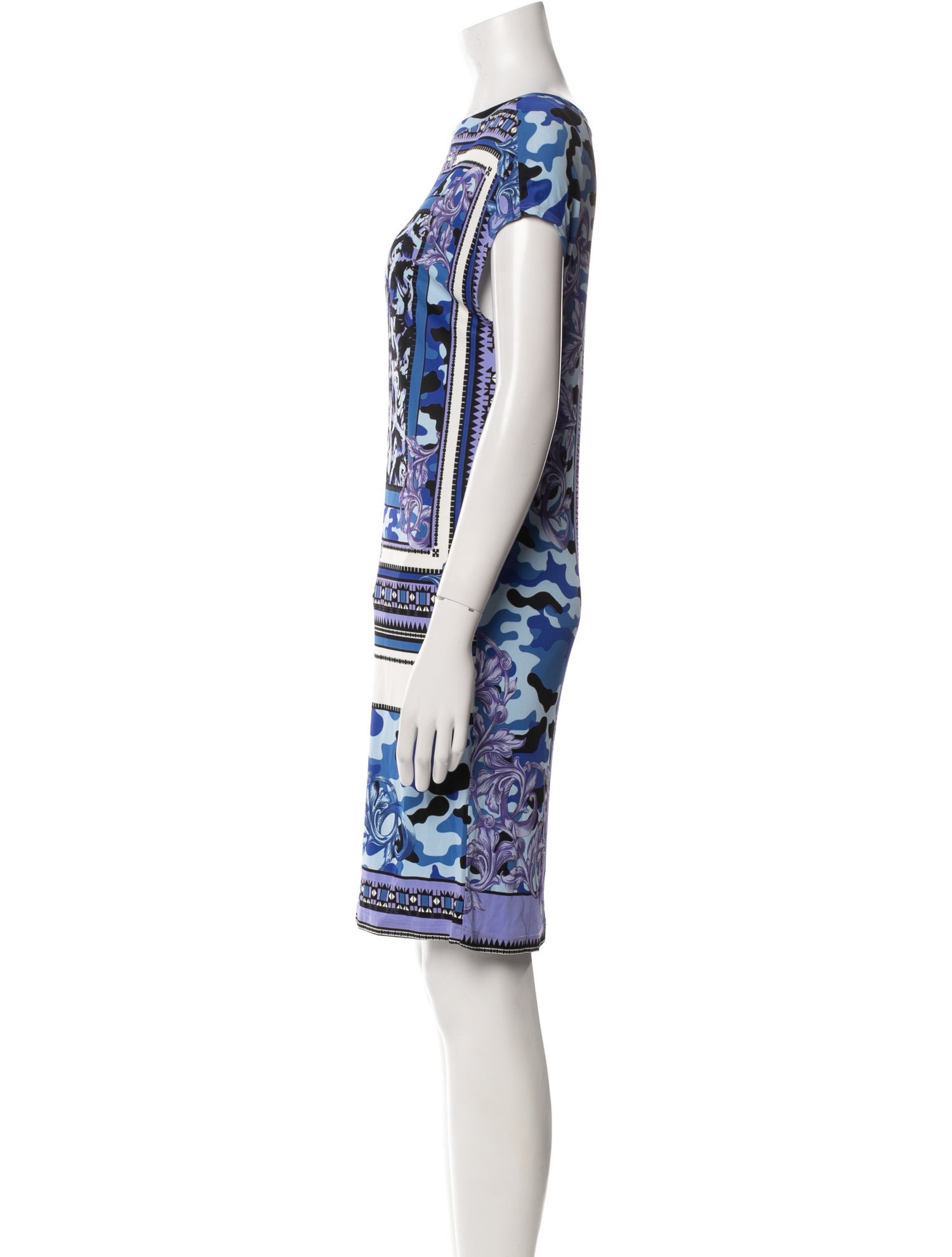 Versace Collection Printed Mini Dress