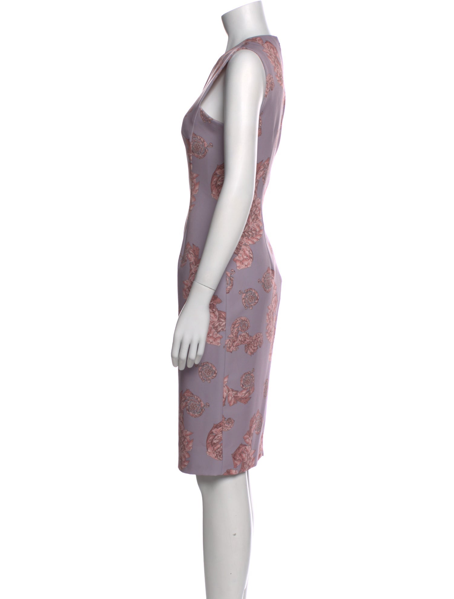 Versace Collection Lace Pattern Knee-Length Dress