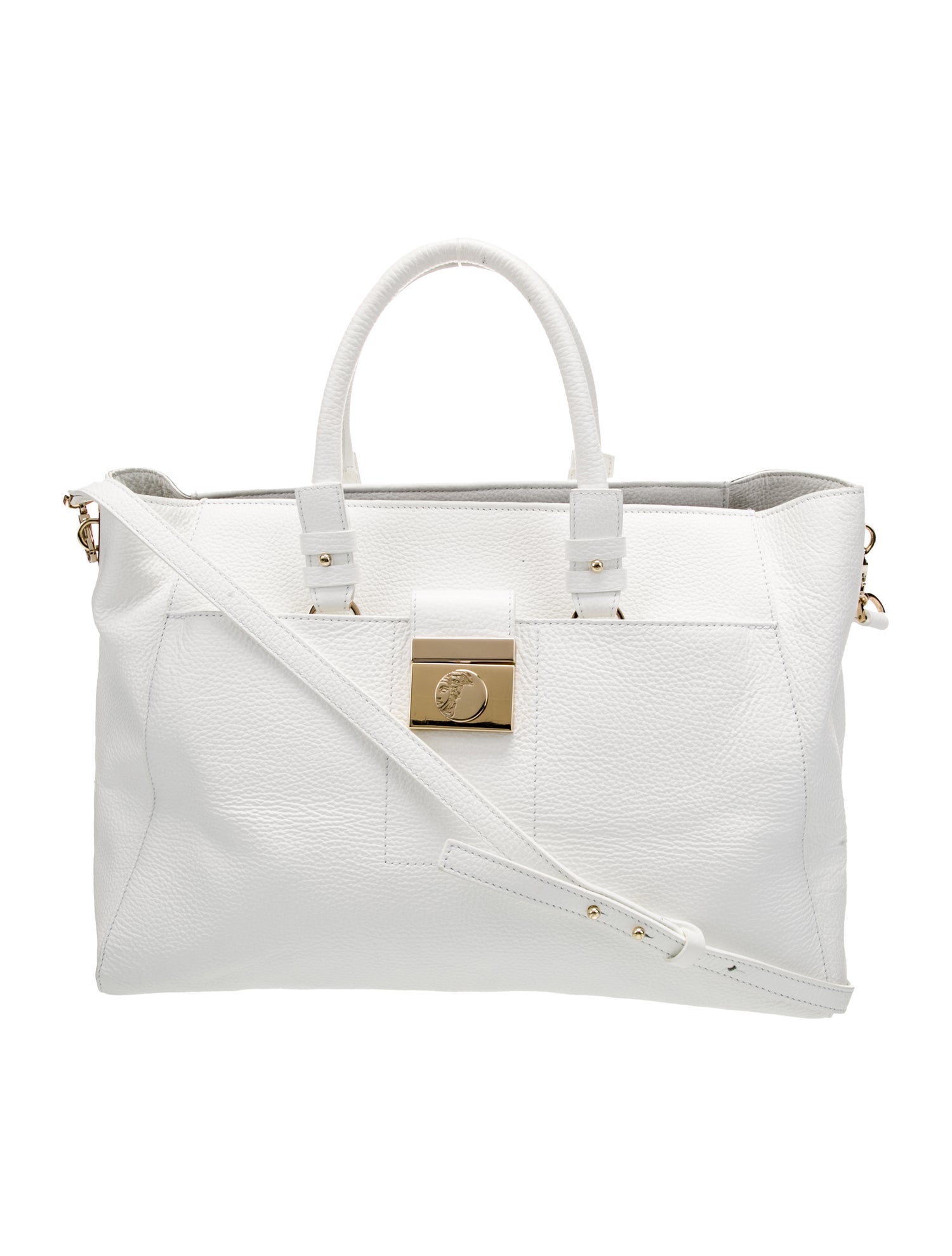 Versace Collection Leather Crossbody Bag