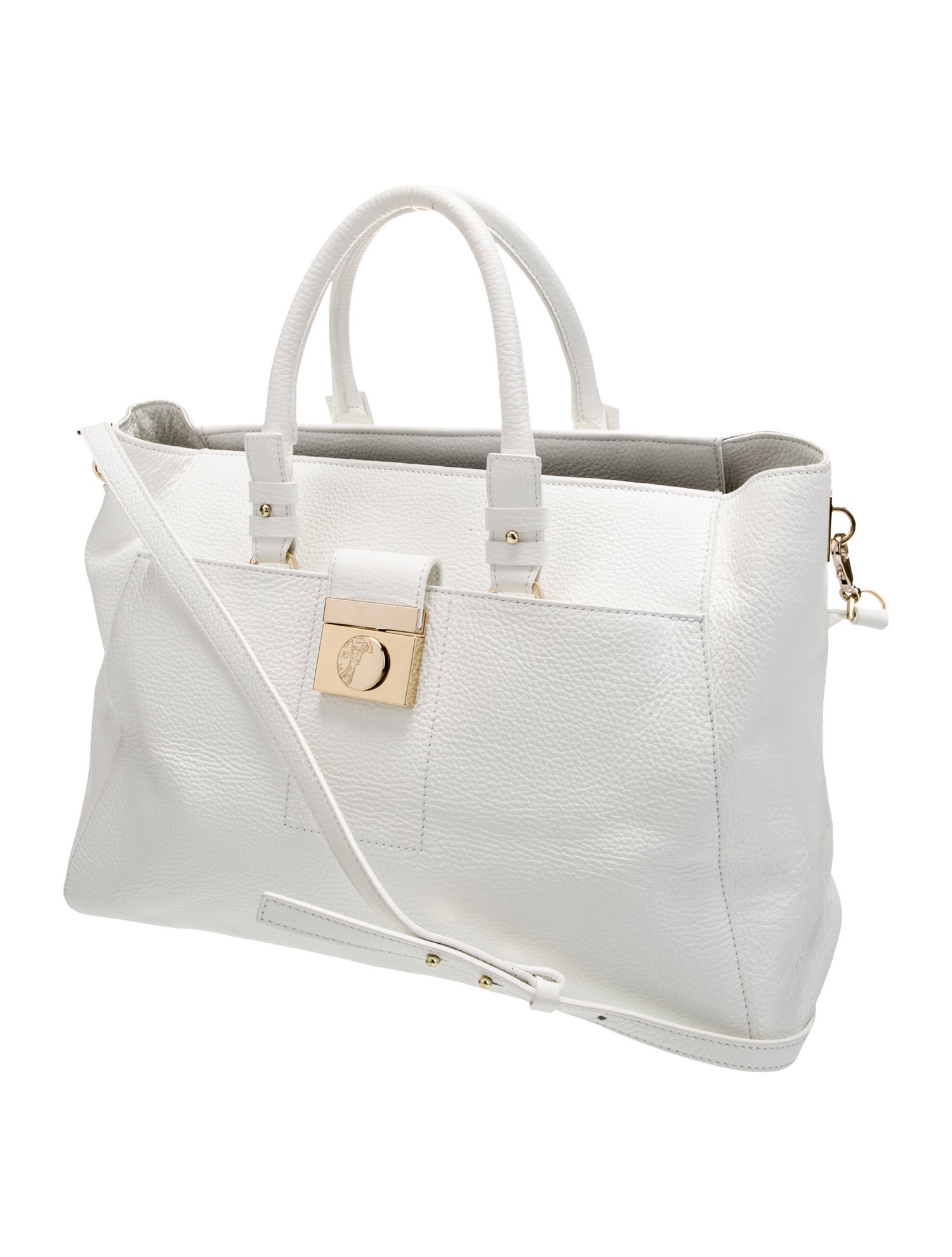 Versace Collection Leather Crossbody Bag