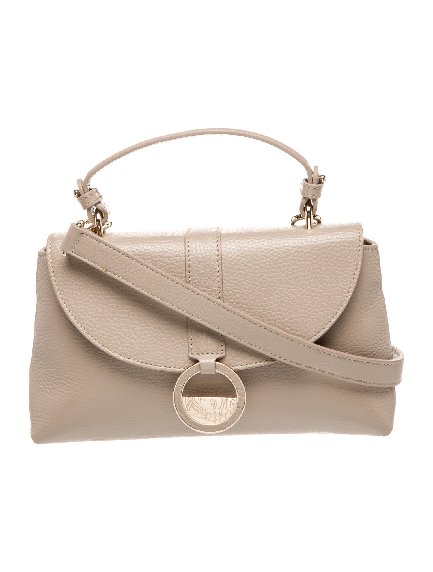 Versace Collection Leather Top Handle Bag