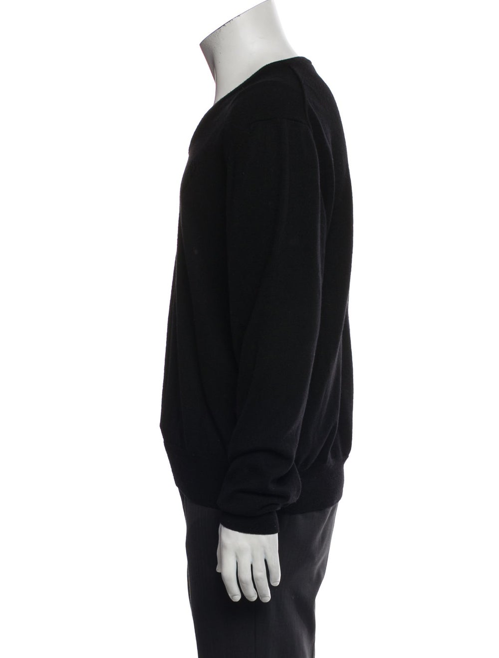 Versace Collection Wool Pullover Black Long Sleev… - image 2