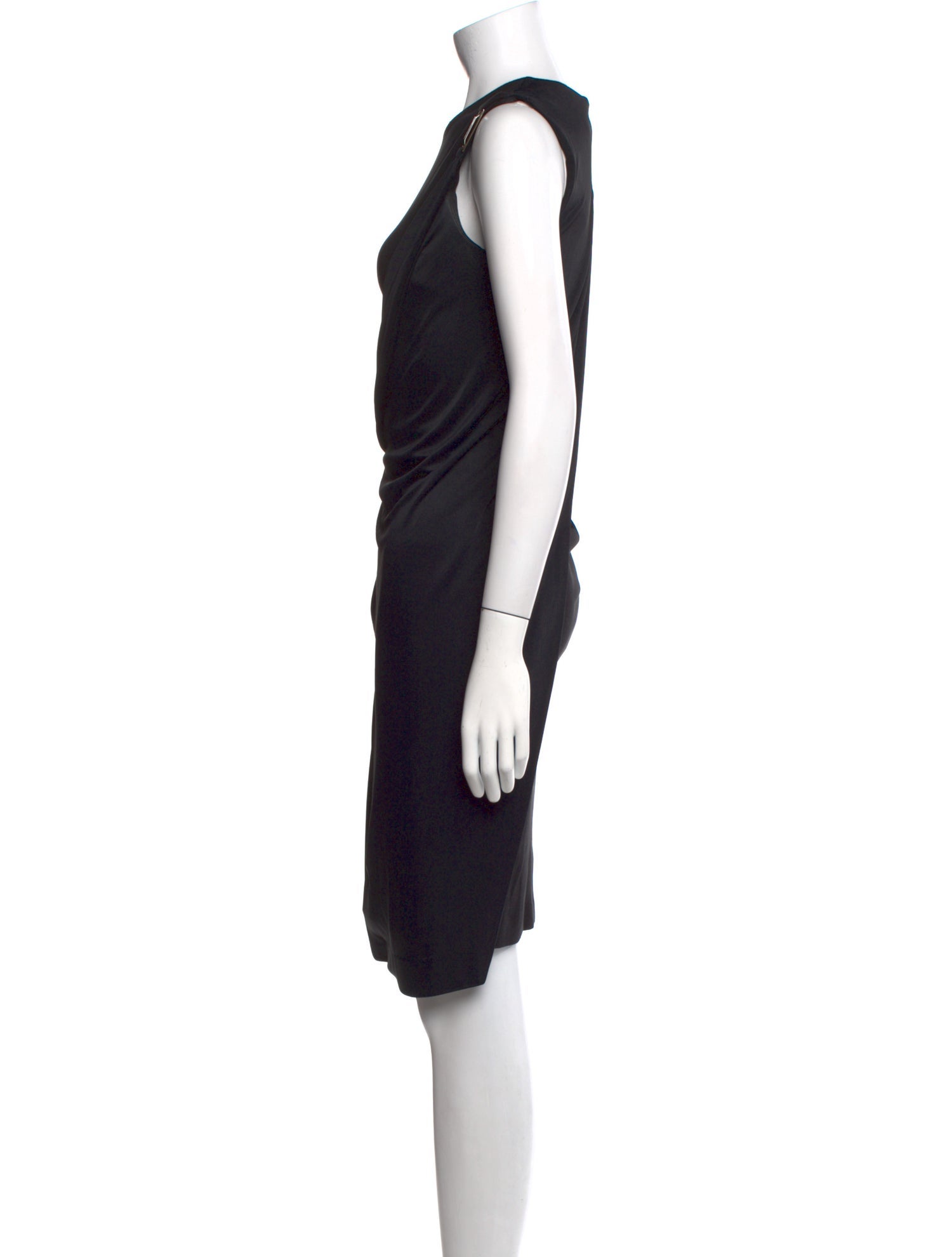 Versace Collection Crew Neck Knee-Length Dress
