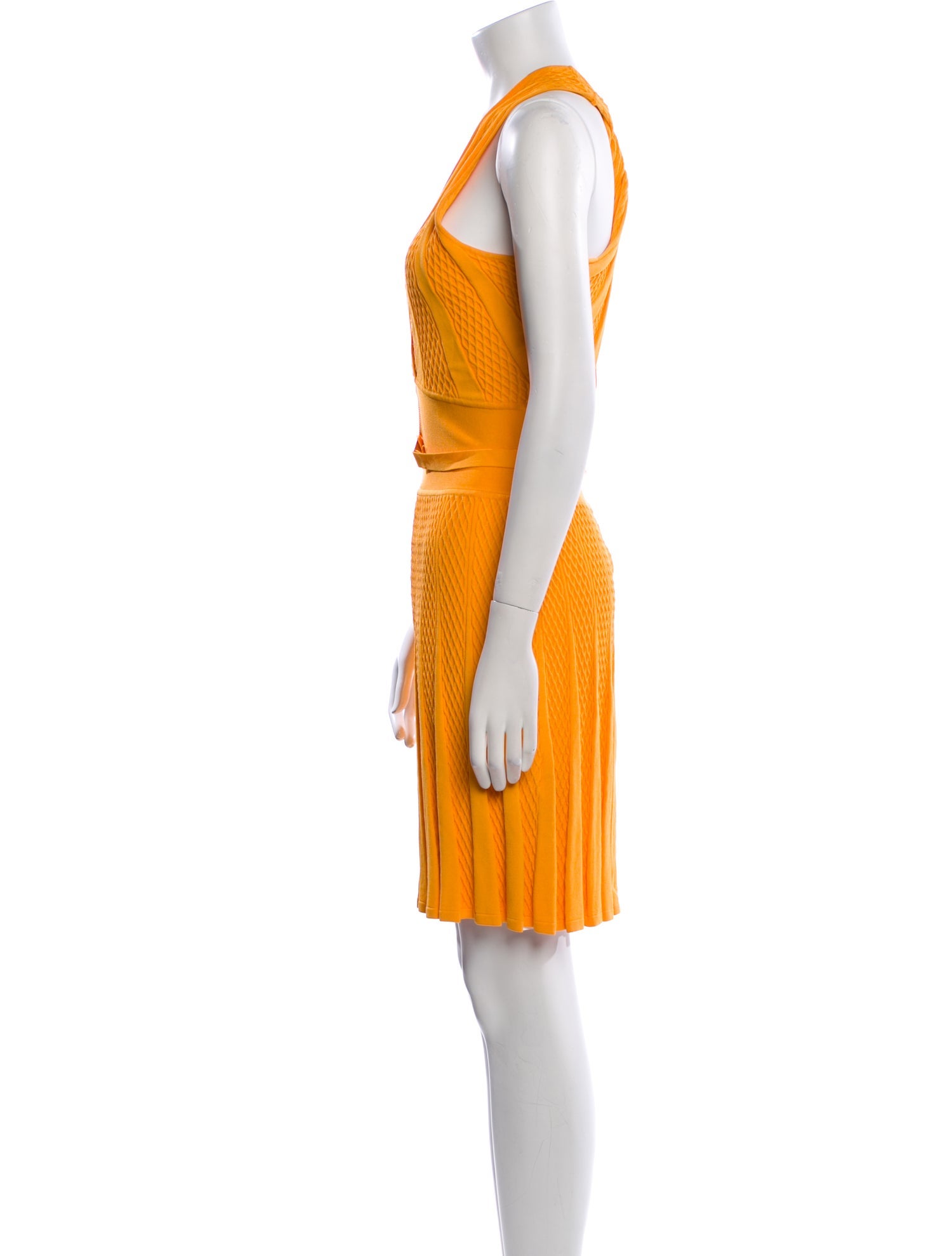 Versace Collection V-Neck Mini Dress