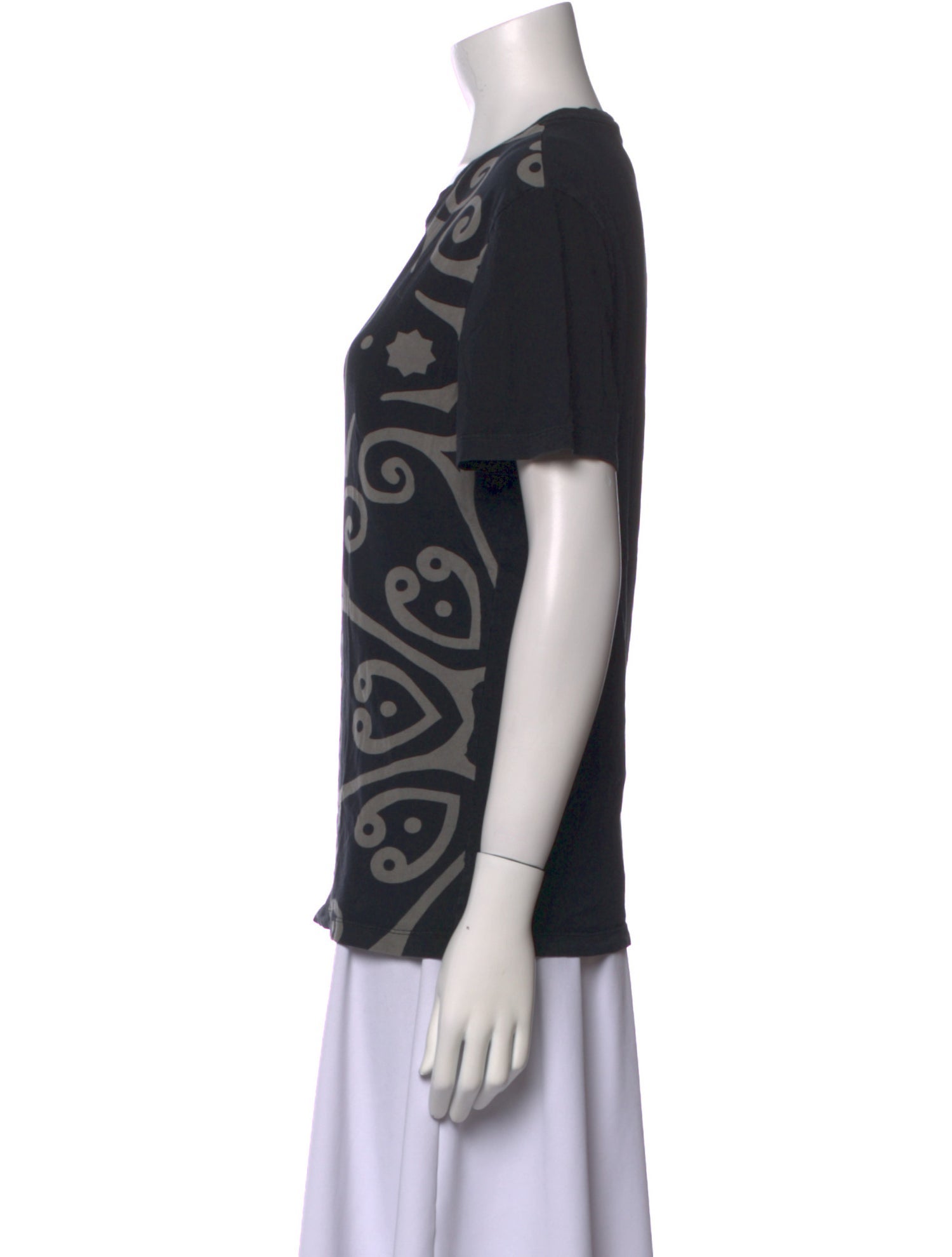 Versace Collection Printed Crew Neck T-Shirt