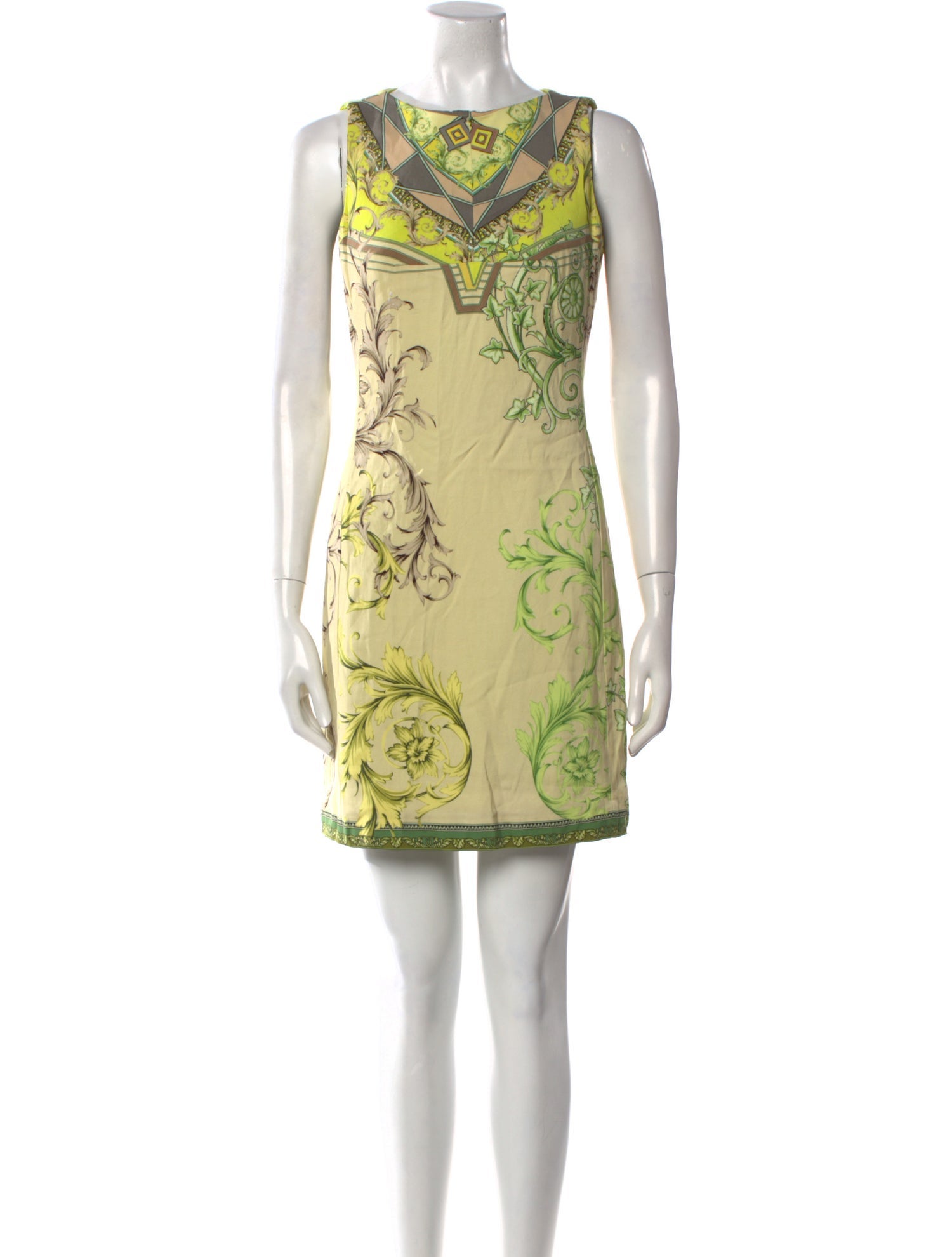 Versace Collection Printed Mini Dress