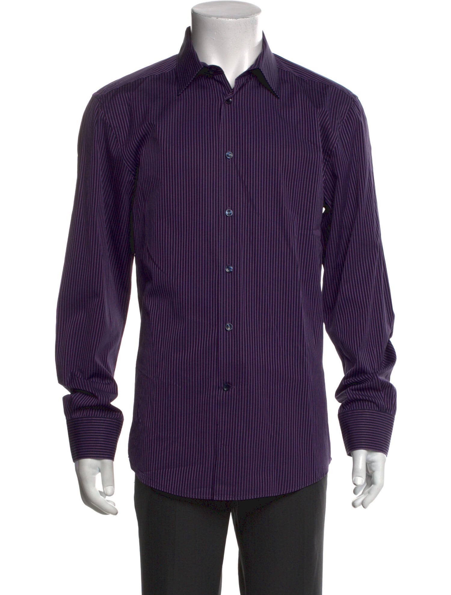 Versace Collection Trend Striped Dress Shirt