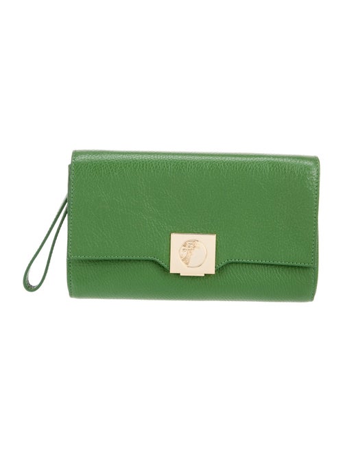 Versace Collection Leather Clutch