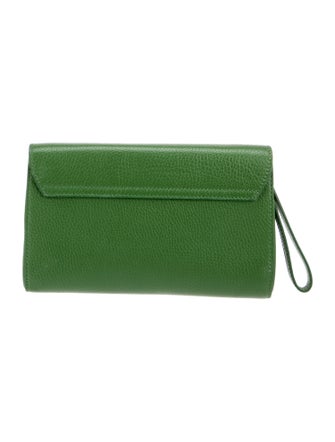 Versace Collection Leather Clutch