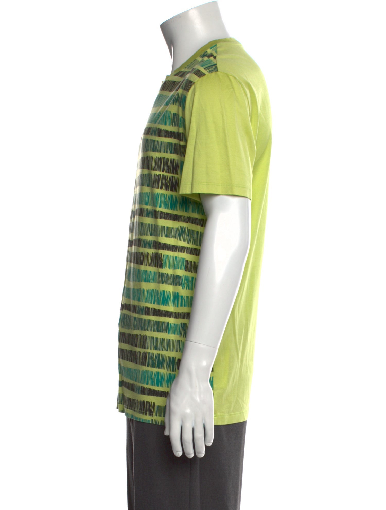 Versace Collection Striped Crew Neck T-Shirt