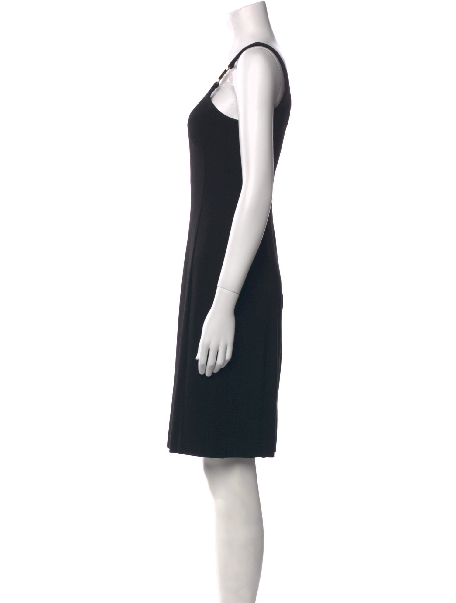 Versace Collection Square Neckline Knee-Length Dress