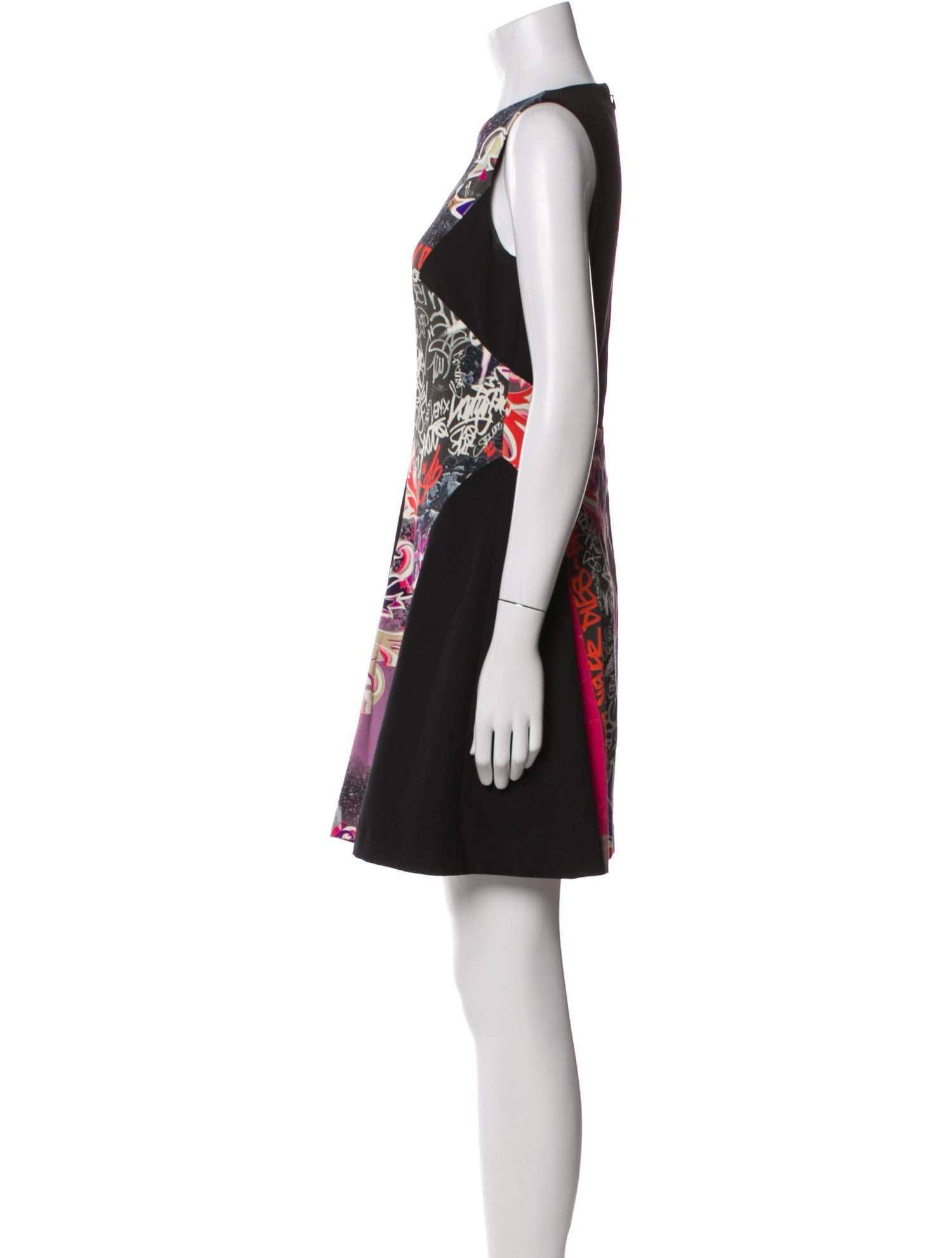 Versace Collection Printed Mini Dress