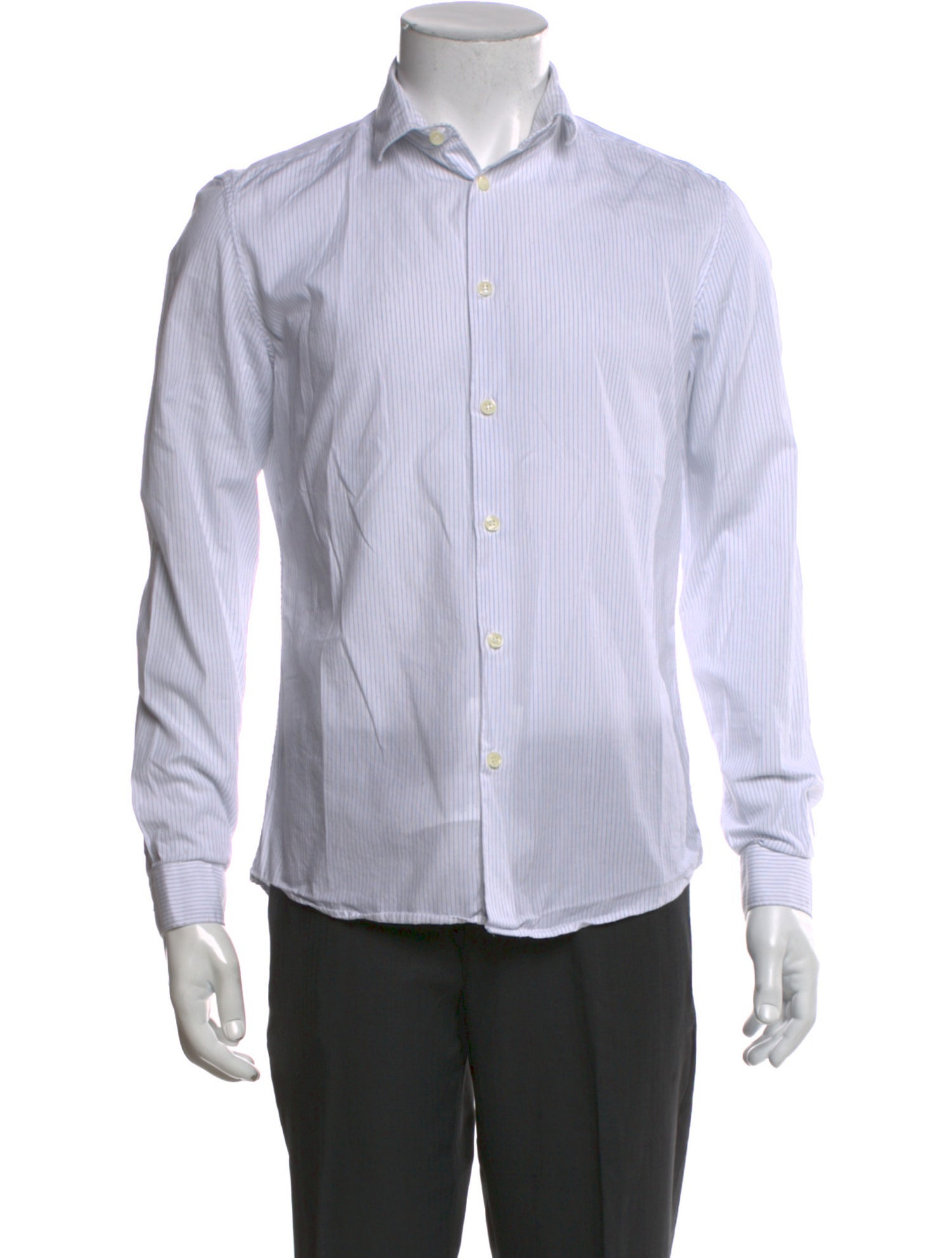 Versace Collection Medusa Insignia Long Sleeve Dress Shirt
