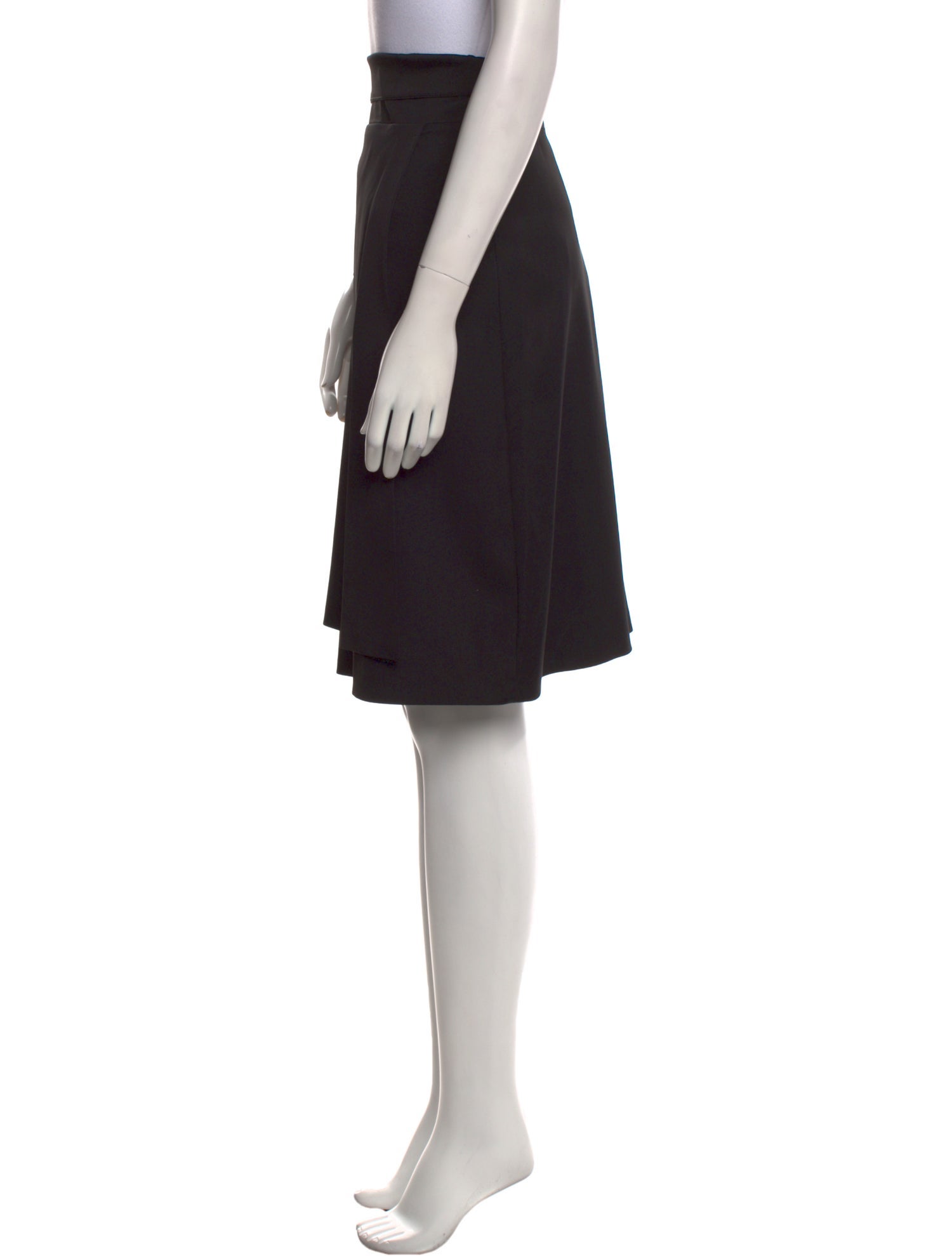 Versace Collection Wool Knee-Length Skirt