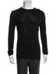 Versace Collection Graphic Print Crew Neck Pullover