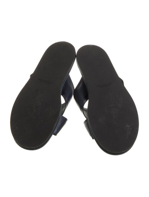 Versace Collection Leather Slides