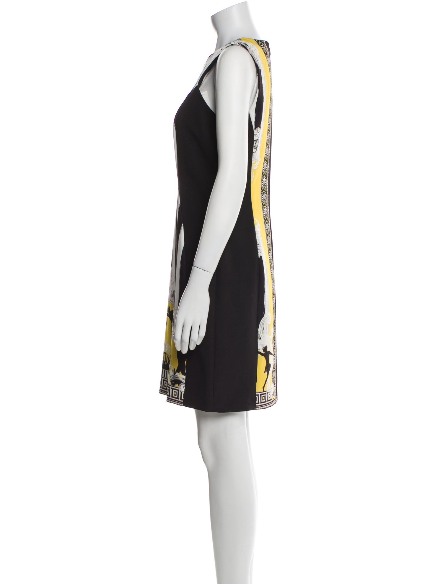 Versace Collection Printed Knee-Length Dress