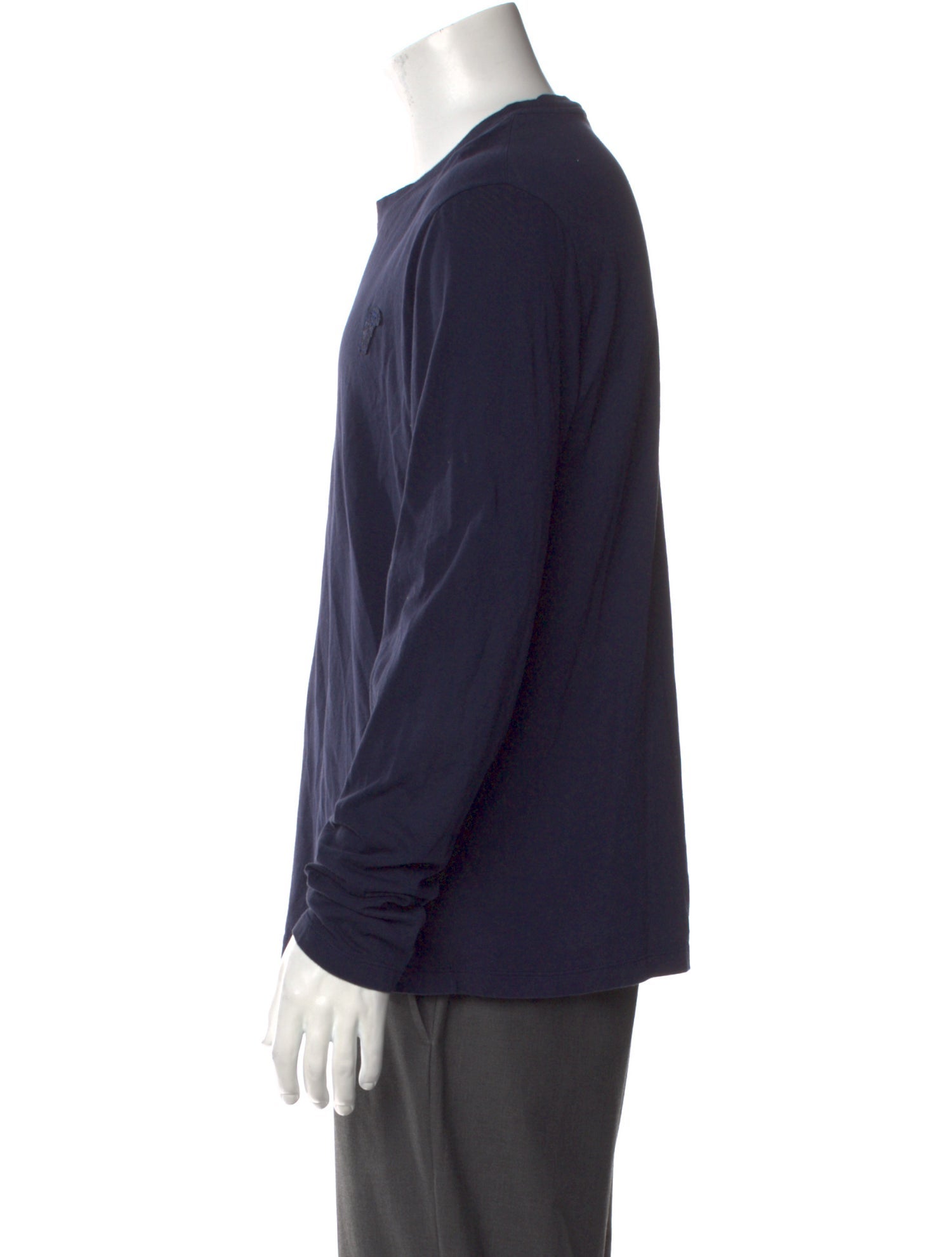 Versace Collection Crew Neck Long Sleeve T-Shirt