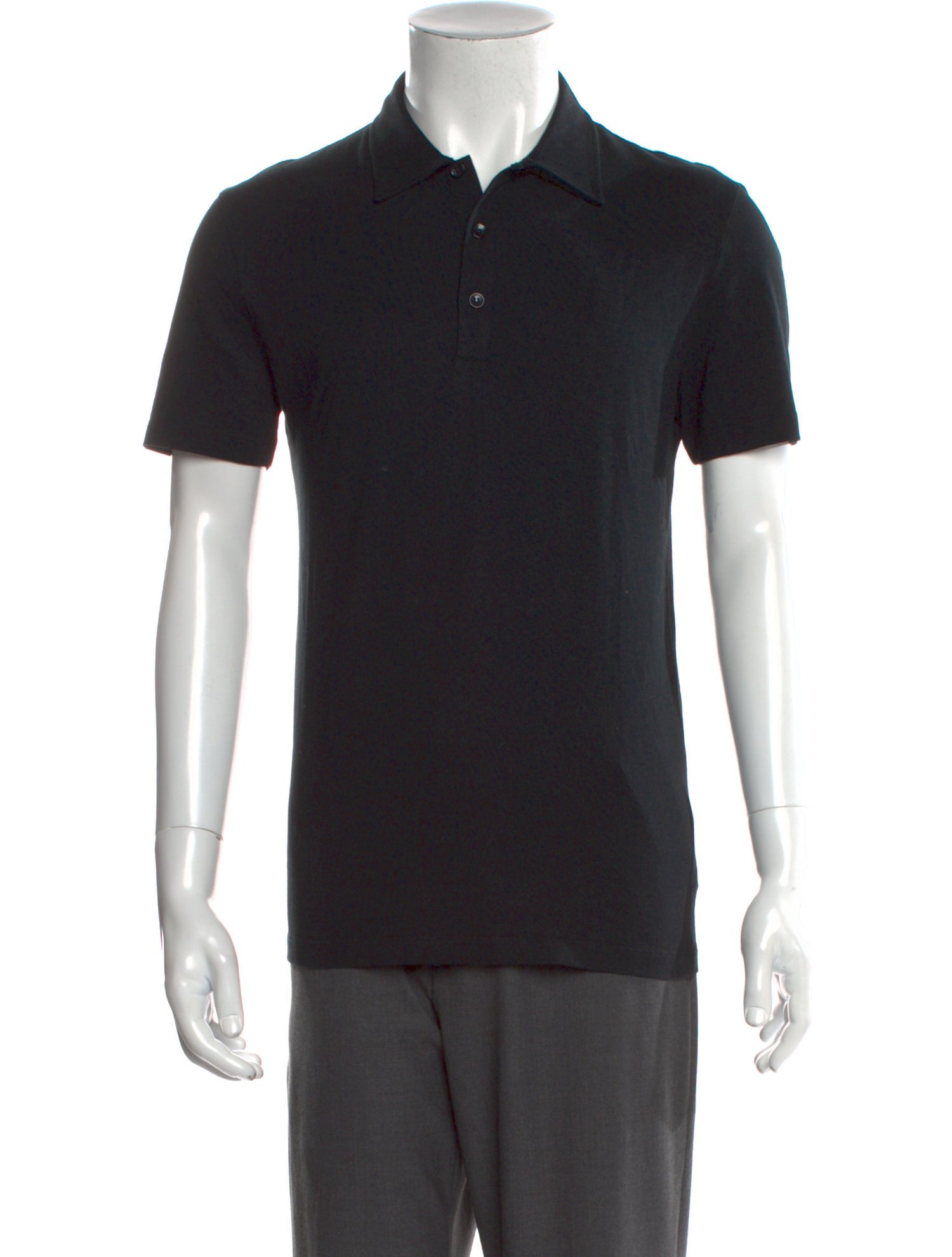 Versace Collection Crew Neck Short Sleeve Polo Shirt