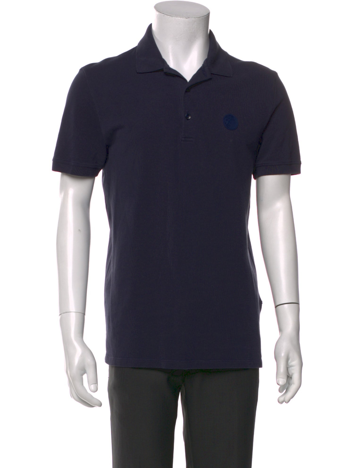 Versace Collection Crew Neck Short Sleeve Polo Shirt