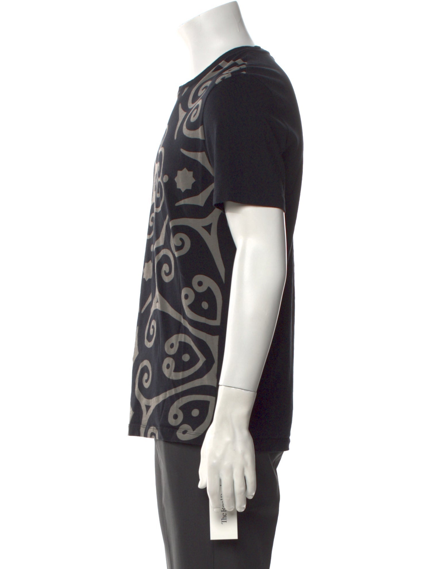 Versace Collection Printed Crew Neck T-Shirt