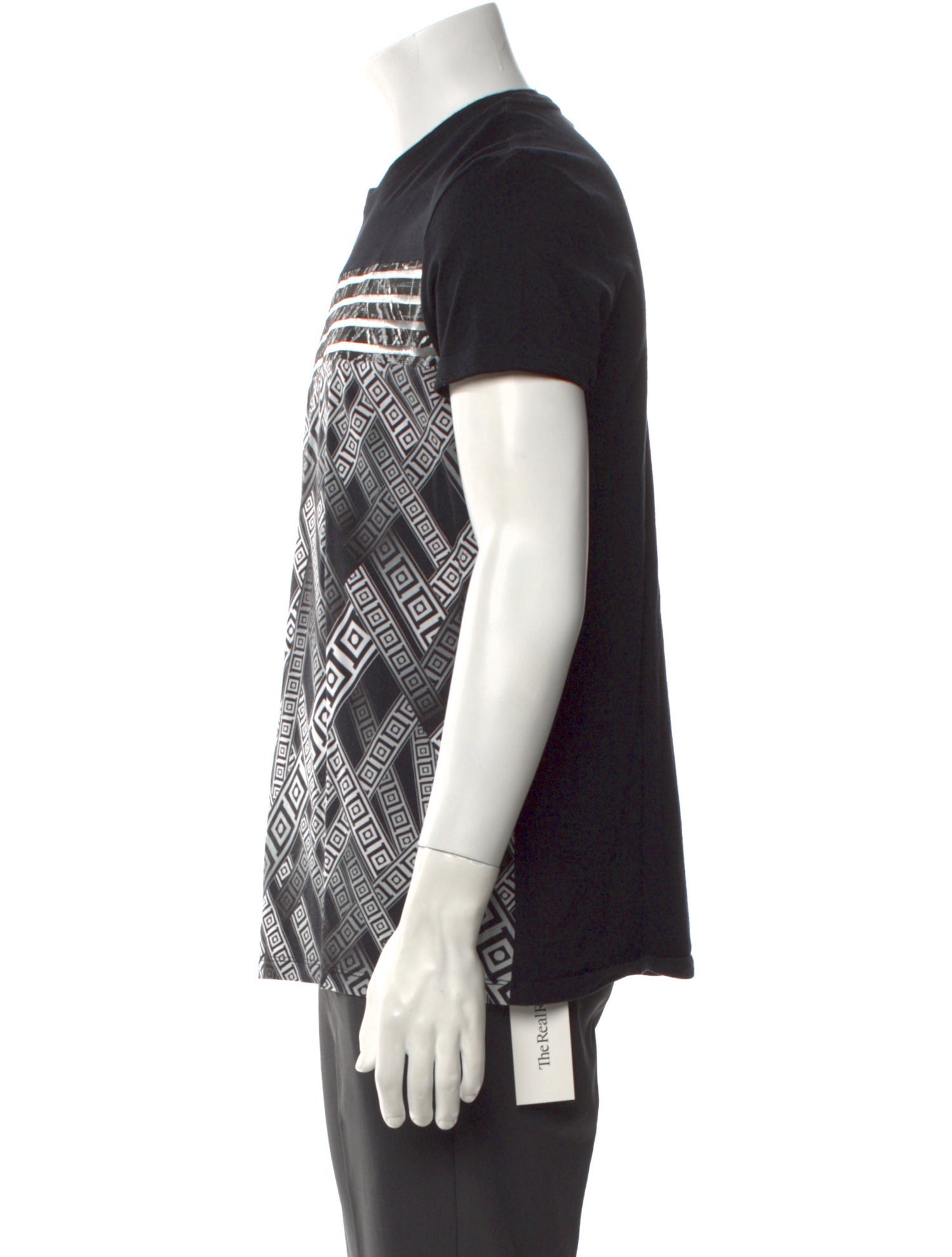 Versace Collection Graphic Print Crew Neck T-Shirt