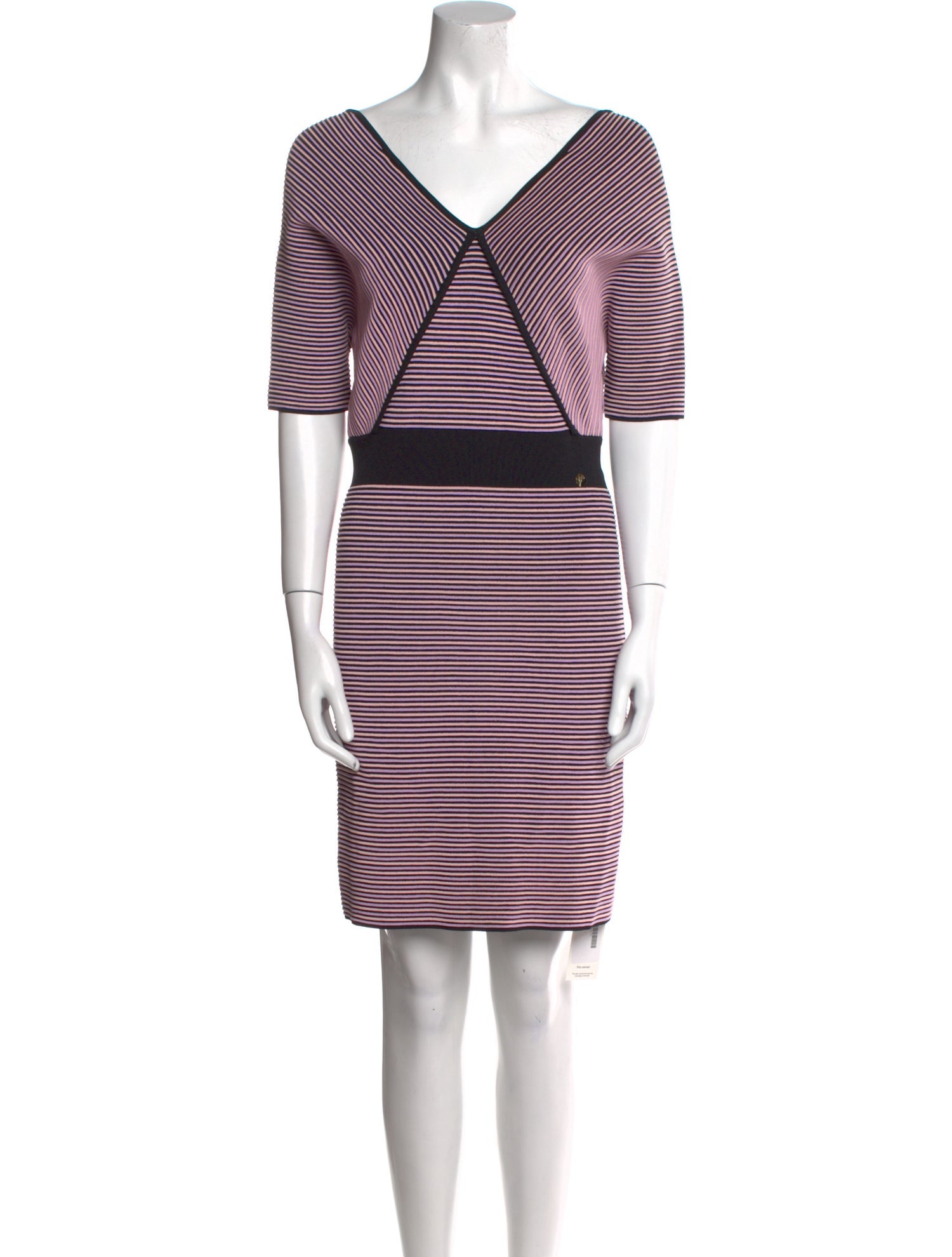 Versace Collection Striped Mini Dress