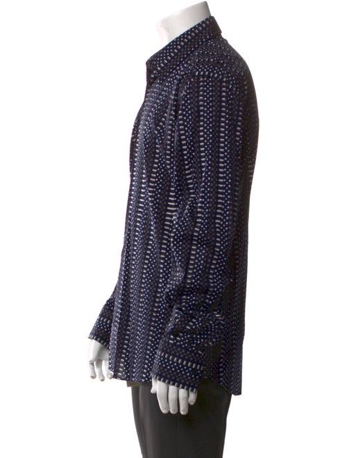 Versace Collection Printed Long Sleeve Shirt