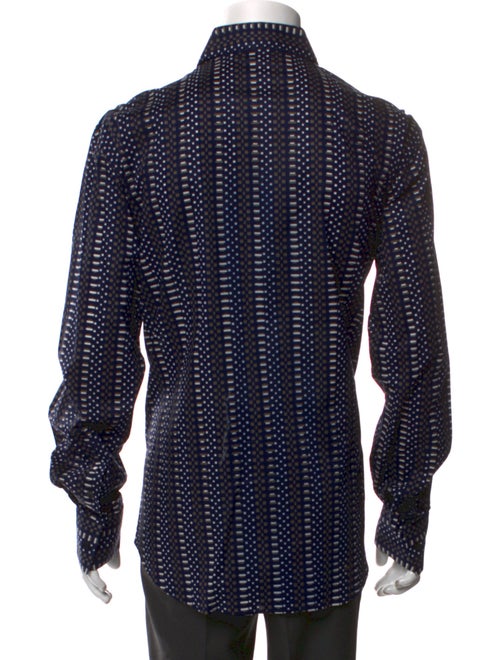 Versace Collection Printed Long Sleeve Shirt