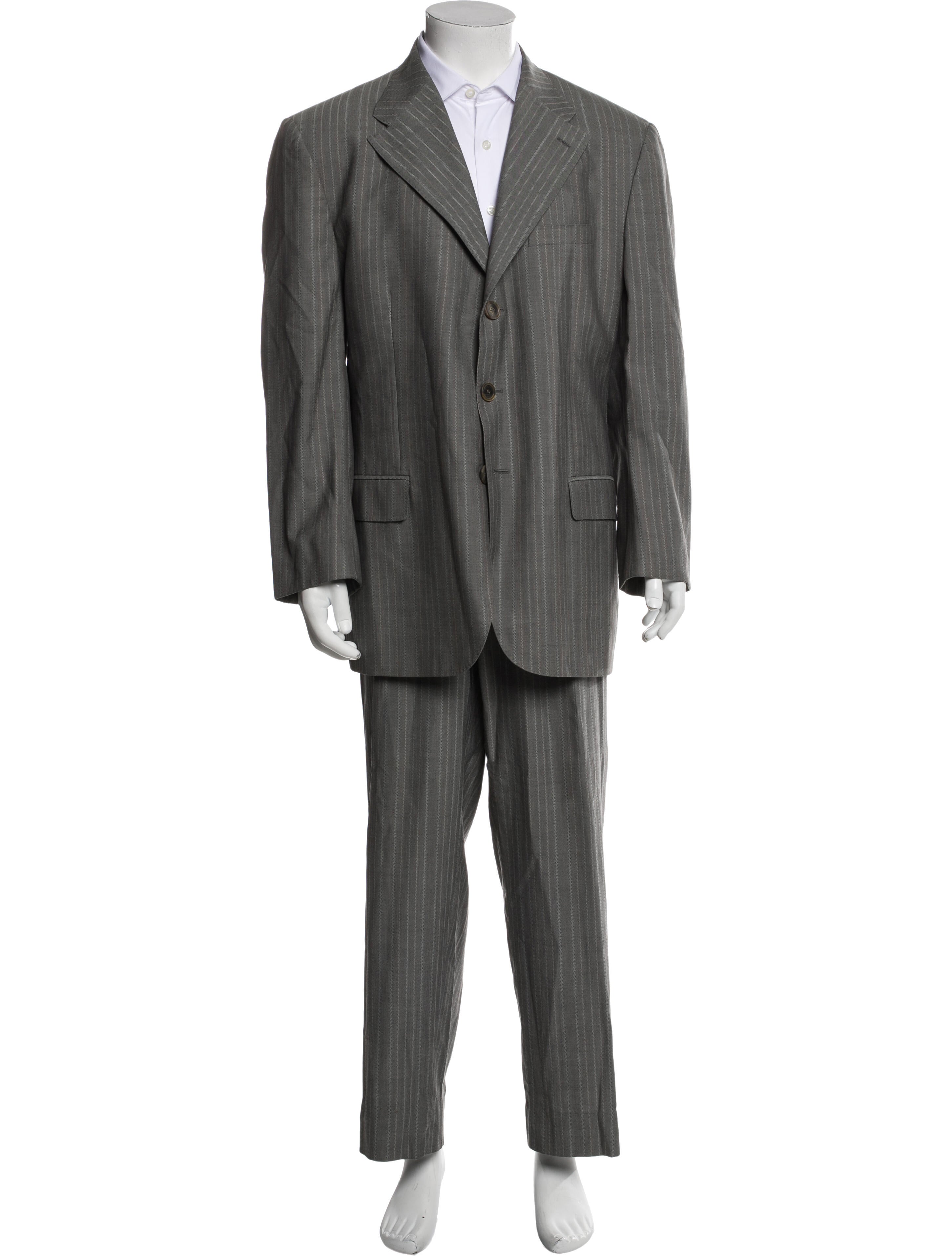 Versace Collection Striped Two-Piece Suit