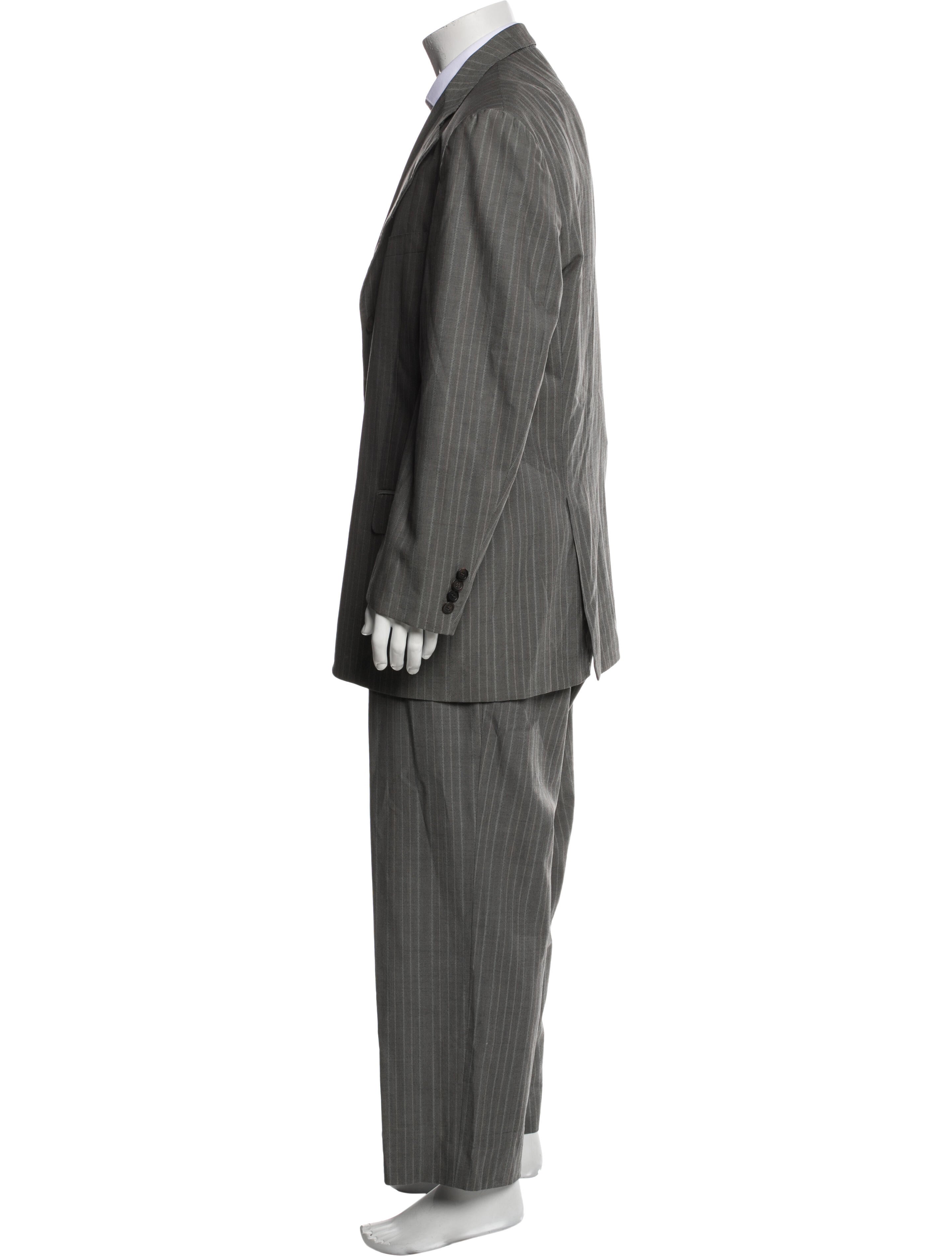 Versace Collection Striped Two-Piece Suit