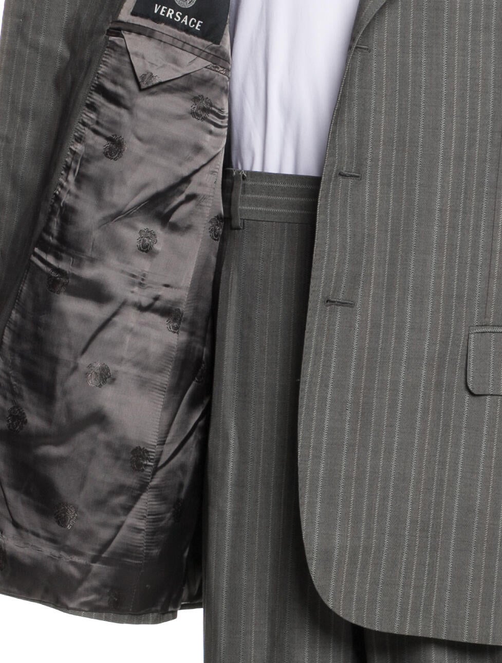 Versace Collection Striped Two-Piece Suit