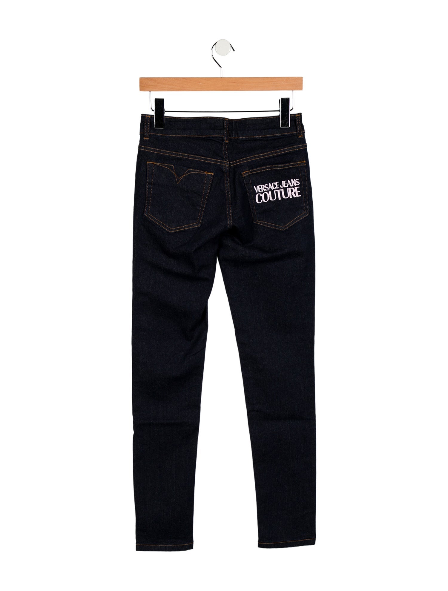Versace Collection Mid-Rise Skinny Leg Jeans w/ Tags