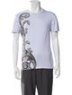 Versace Collection Graphic Print Crew Neck T-Shirt