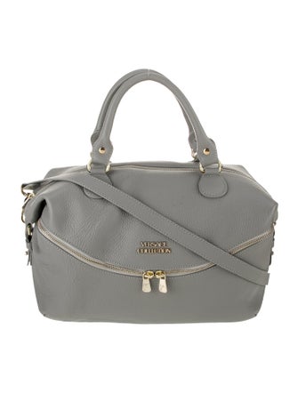 Versace Collection Leather Top Handle Bag