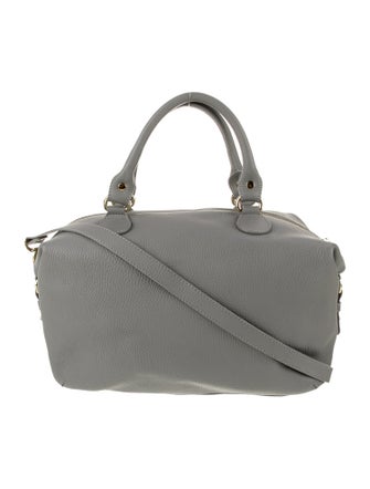 Versace Collection Leather Top Handle Bag