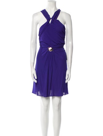 Versace Collection Halterneck Mini Dress