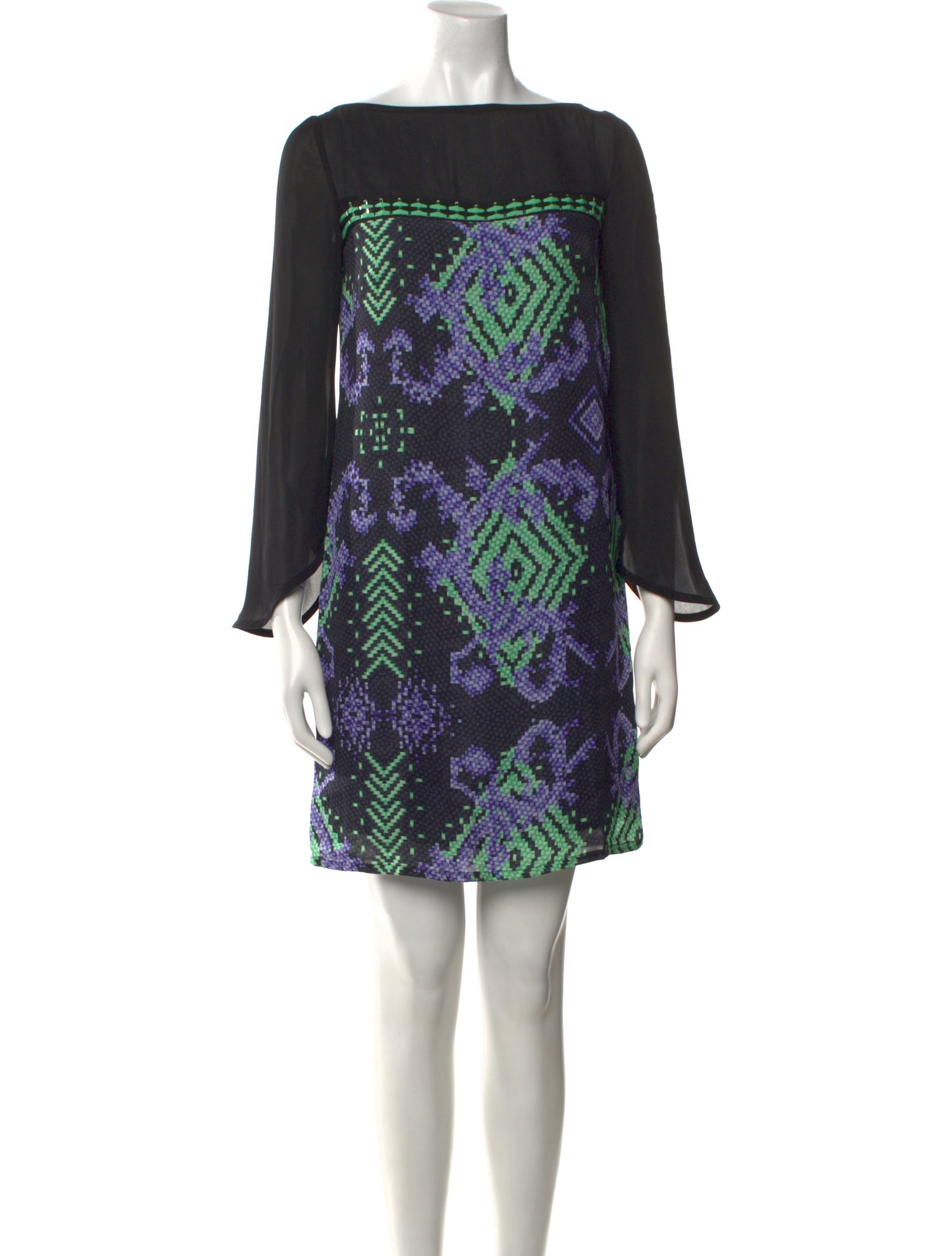 Versace Collection Silk Mini Dress