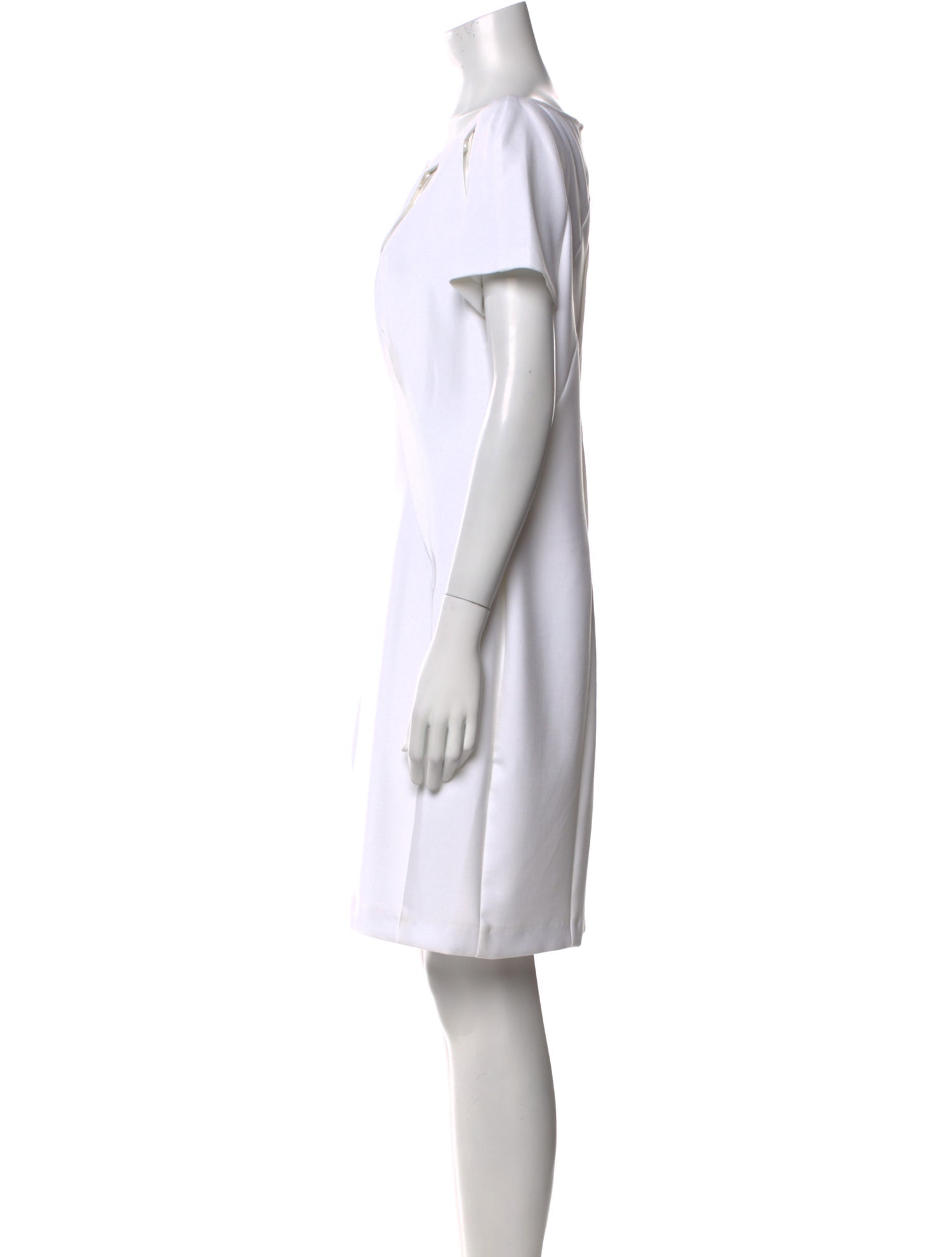 Versace Collection Scoop Neck Mini Dress