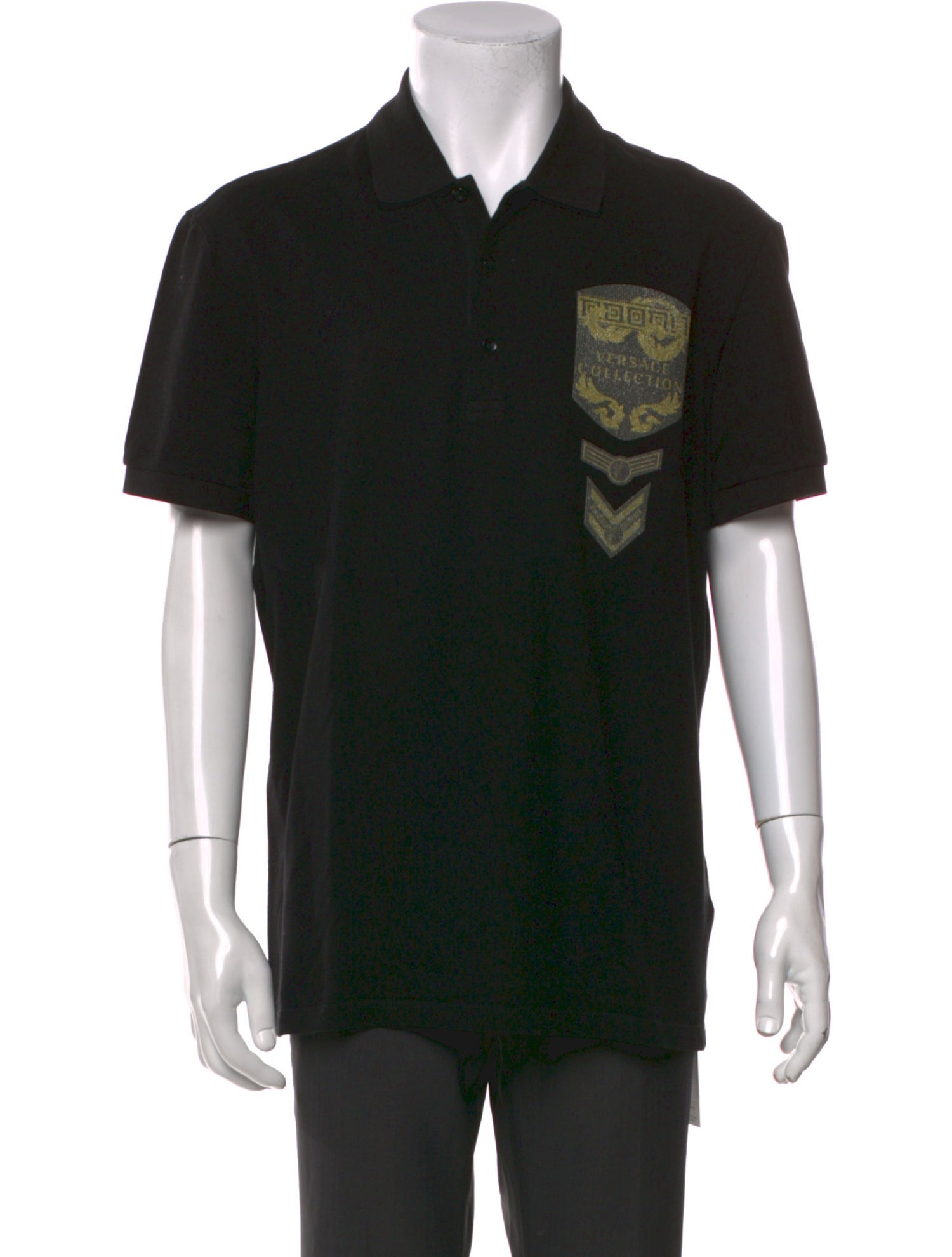 Versace Collection Medusa Insignia Short Sleeve Shirt
